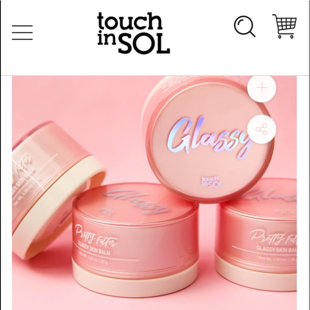 ❤️PRETTY FILTER GLASSY SKIN BALM❤️TOUCH IN SOL❤️